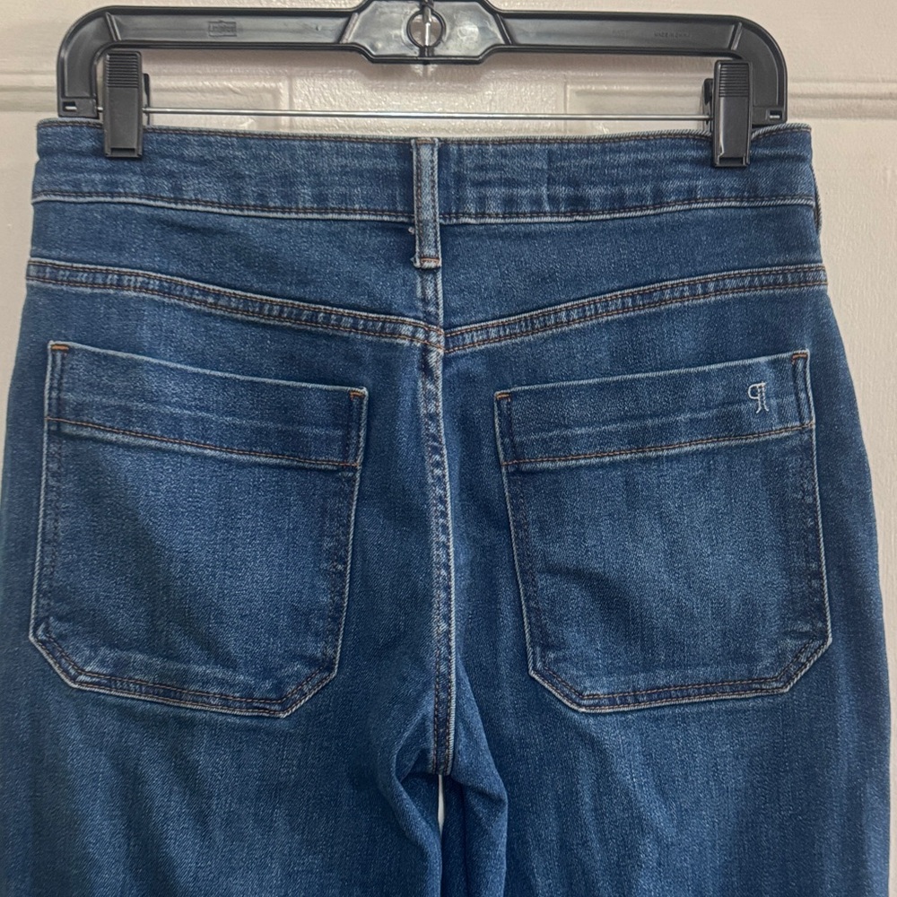 Pilcro Dark Blue Flare Jeans - Picture 6 of 6